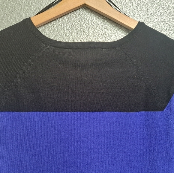 Carolyn Taylor Colorblock Raglan Sweater   Size XL - Picture 8 of 10